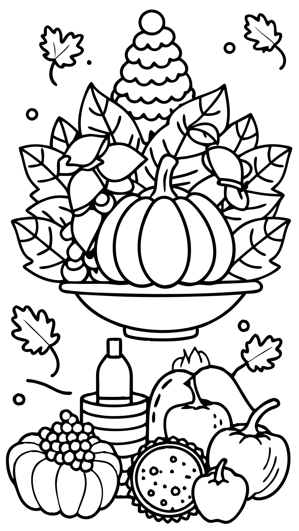 coloriages pour Thanksgiving